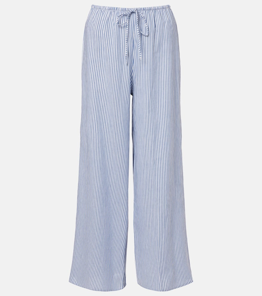 Montce Striped cotton wide-leg pants | Mytheresa (US/CA)