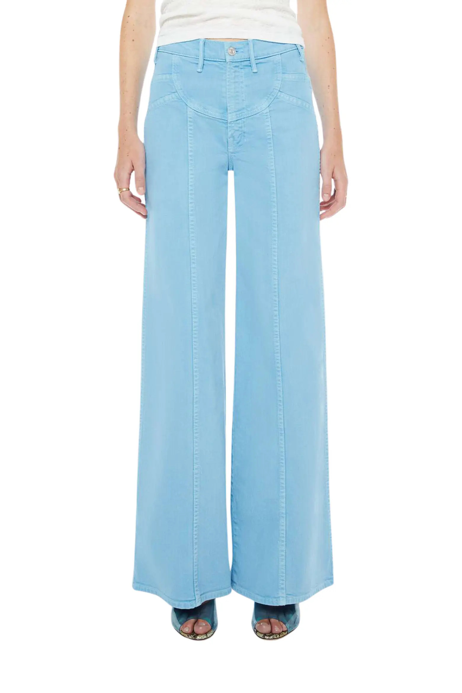 The Sunny Hustler Roller Sneak High Waist Wide Leg Jeans (Women) | Nordstrom | Nordstrom