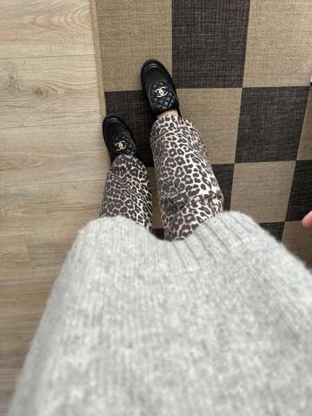 Leopard pants and Jenni kayne sweater. Pants run small, size up  

#LTKfindsunder100 #LTKworkwear #LTKstyletip