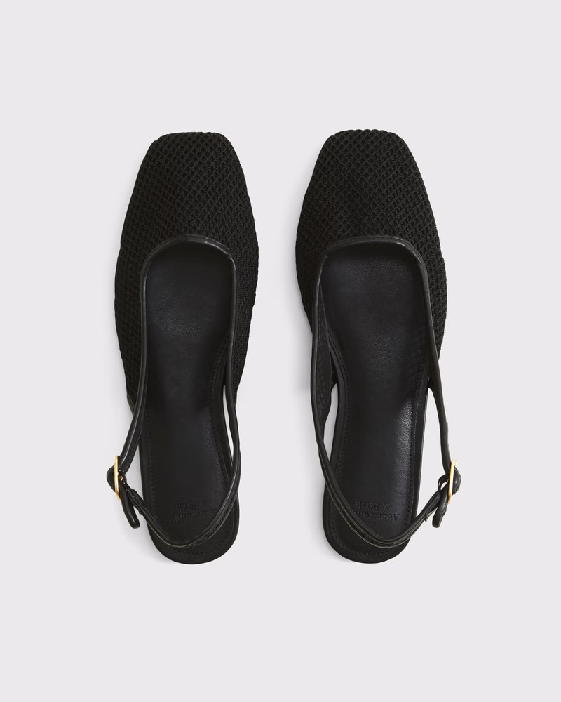 Slingback Mesh Flats | Abercrombie & Fitch (US)
