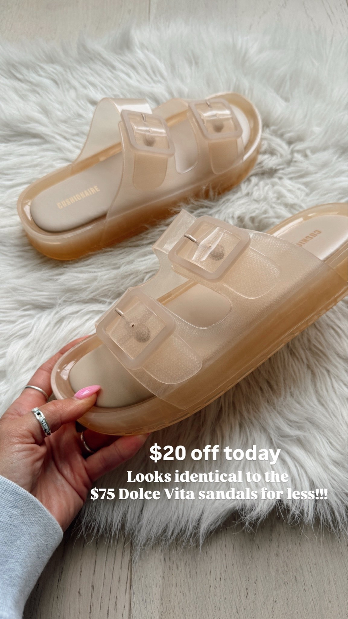 $20 the viral dolce vita inspired sandals!!!!

#LTKdayinmylife #LTKmomlife #LTKSaleAlert