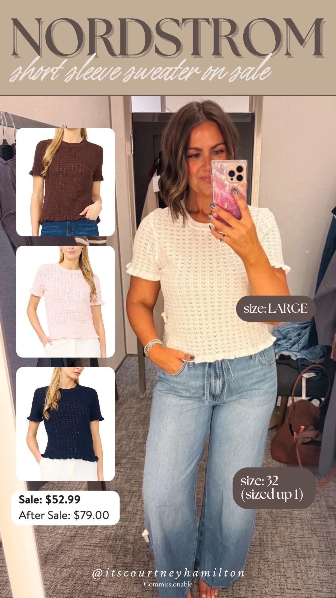 This short sleeve sweater is still in stock and on sale from Nordstrom! Grab before the sale ends on the 9th! I am in a LARGE!

Fall fashion, sale alert, finds under 100, workwear, new arrivals, Courtney Hamilton

#LTKSaleAlert #LTKWorkwear #LTKootd