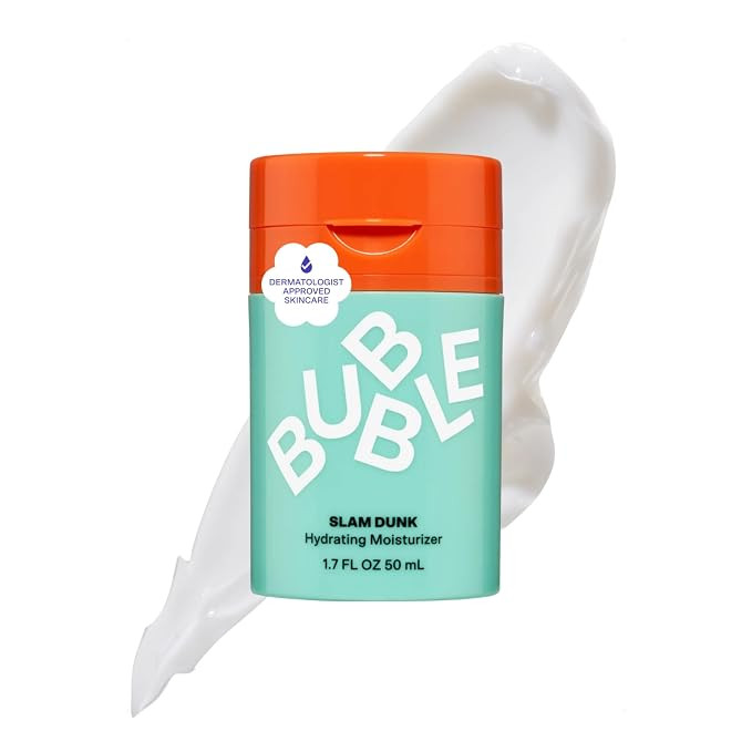 Bubble Skincare Slam Dunk Hydrating Face Moisturizer - Travel Size Lightweight Face Lotion with V... | Amazon (US)
