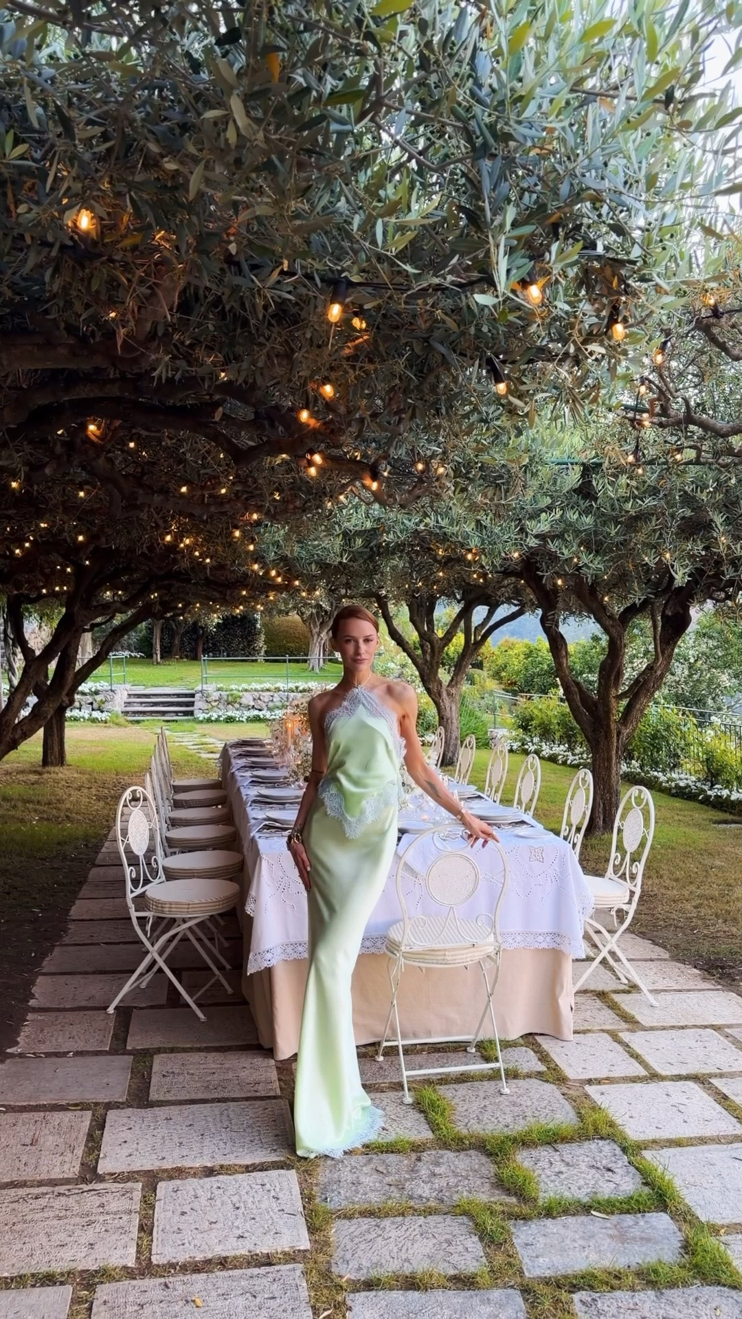 A night in a silk maxi on the Amalfi coast