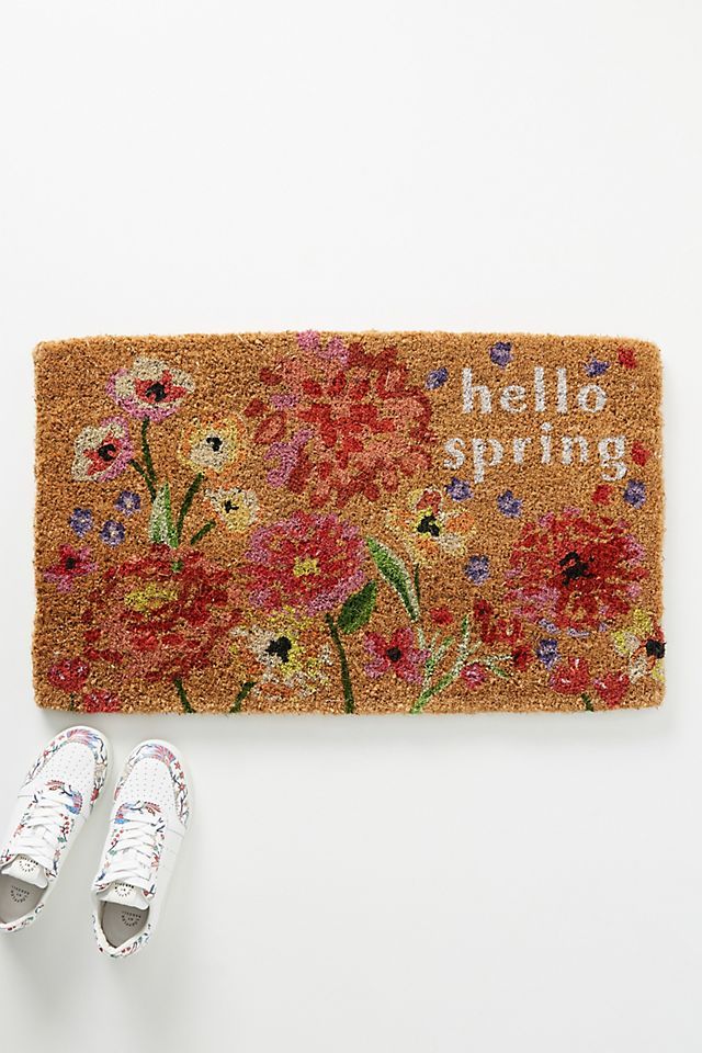 Hello Spring Doormat | Anthropologie (US)