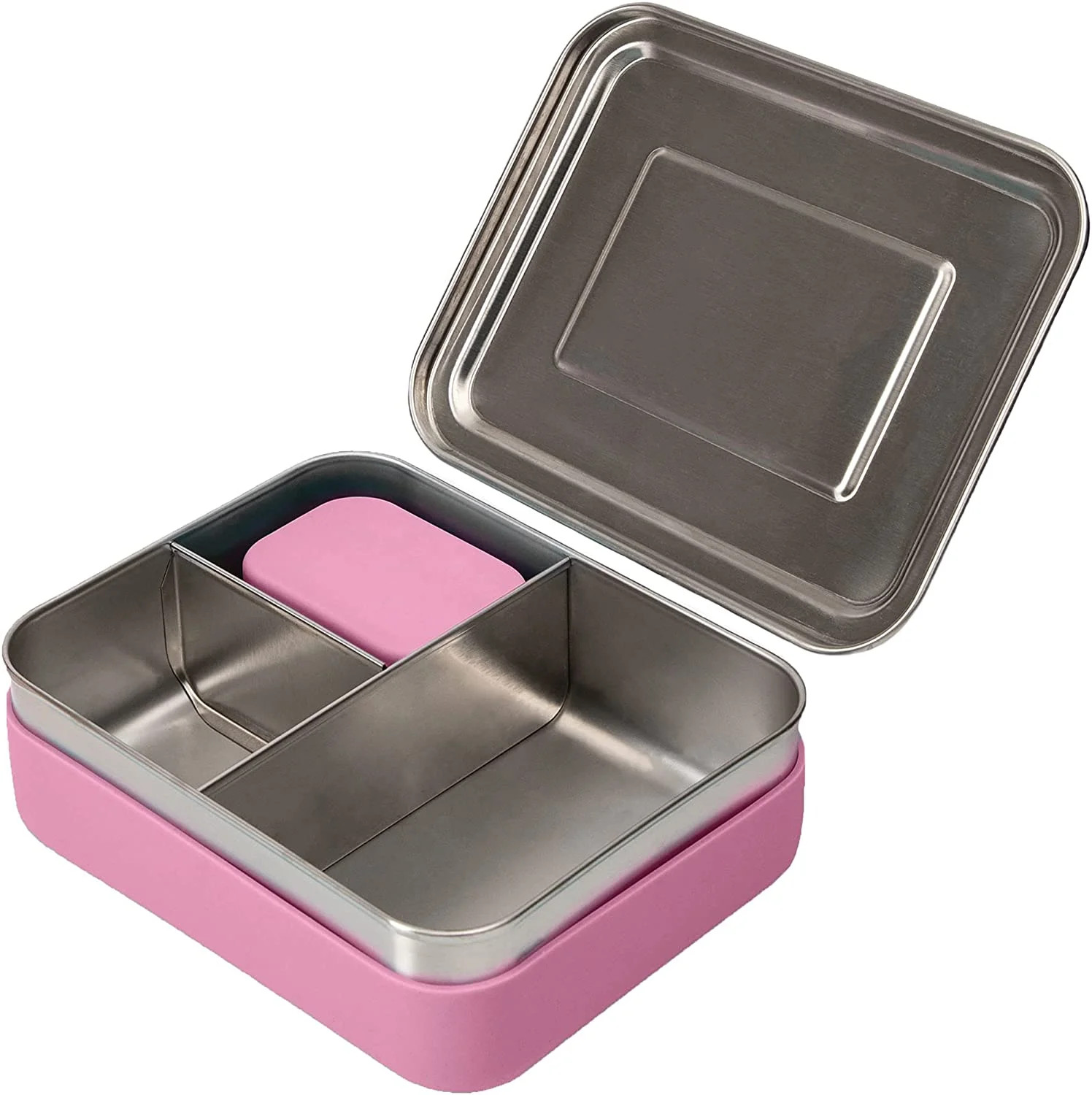 WEESPROUT Small Stainless Steel Bento Box With Silicone Sleeve | Walmart (US)