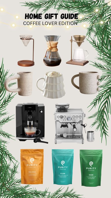 Christmas gift guide for the coffee lover!!!! Gift ideas! Coffee mugs, coffee makers, coffee beans, pour overs! #coffee #gifts 

#LTKHoliday #LTKHolidaySale #LTKGiftGuide