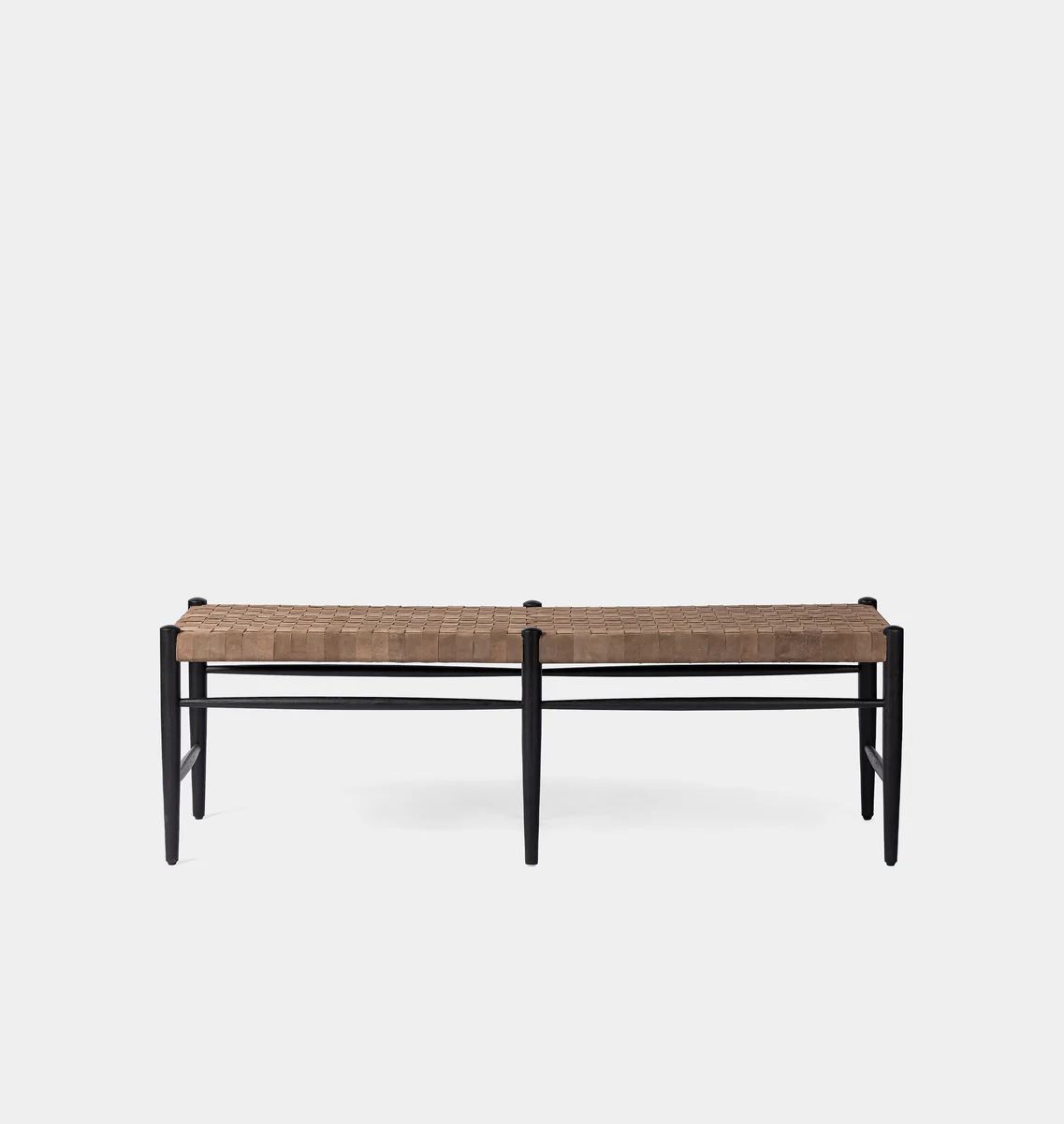 Greeley Suede Bench | Amber Interiors