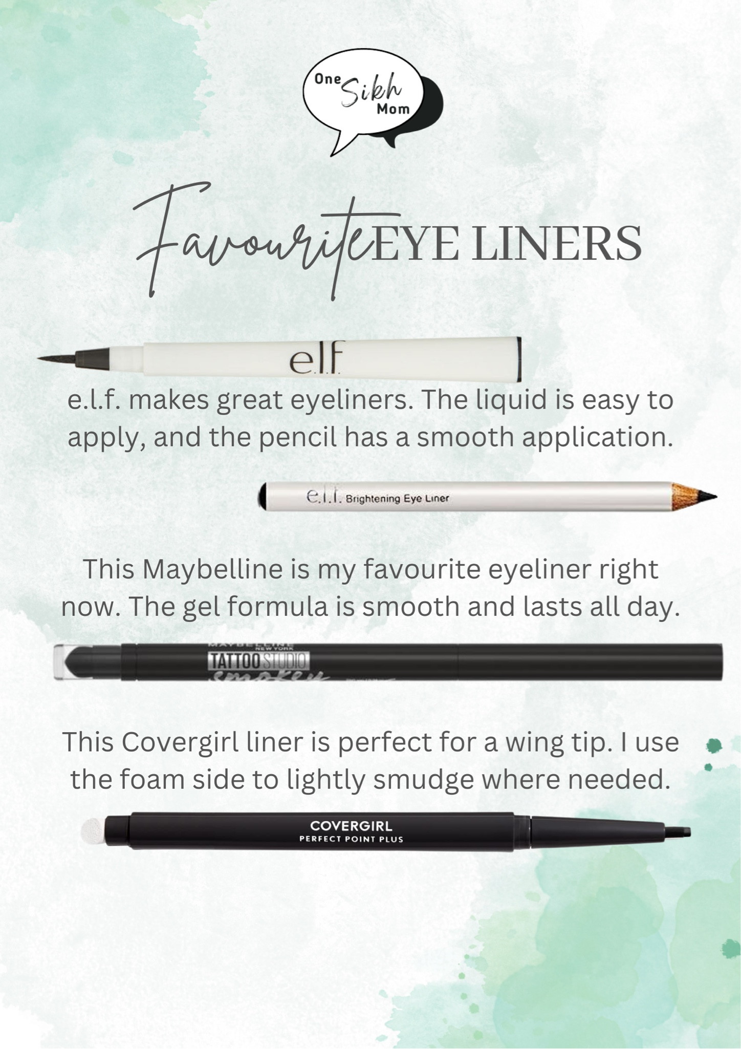 I wear eyeliner everyday. Over the years, there are a few brands that I keep coming back to.