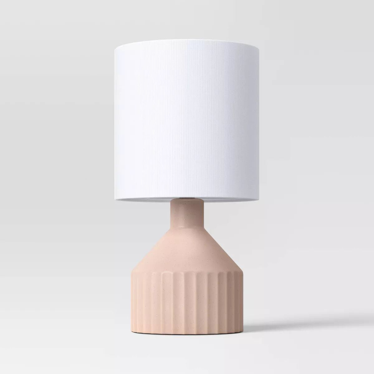 Ribbed Ceramic Mini Table Lamp Pink - Threshold™ | Target