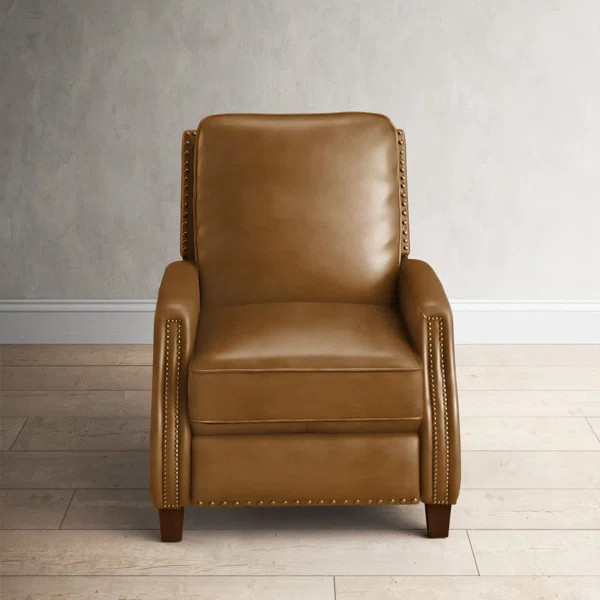 Llewellyn Genuine Leather Recliner | Wayfair North America