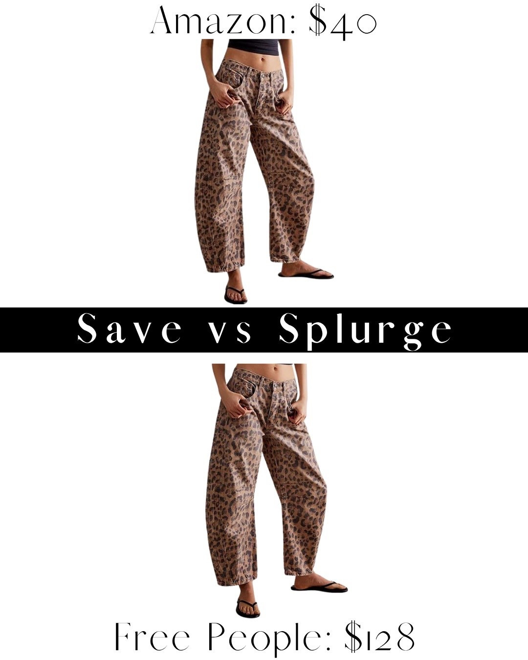 How cute are these leopard barrel jeans?! Get the look for less from Amazon for a fraction of the price! 

#LTKSaleAlert #LTKFindsUnder50 #LTKootd