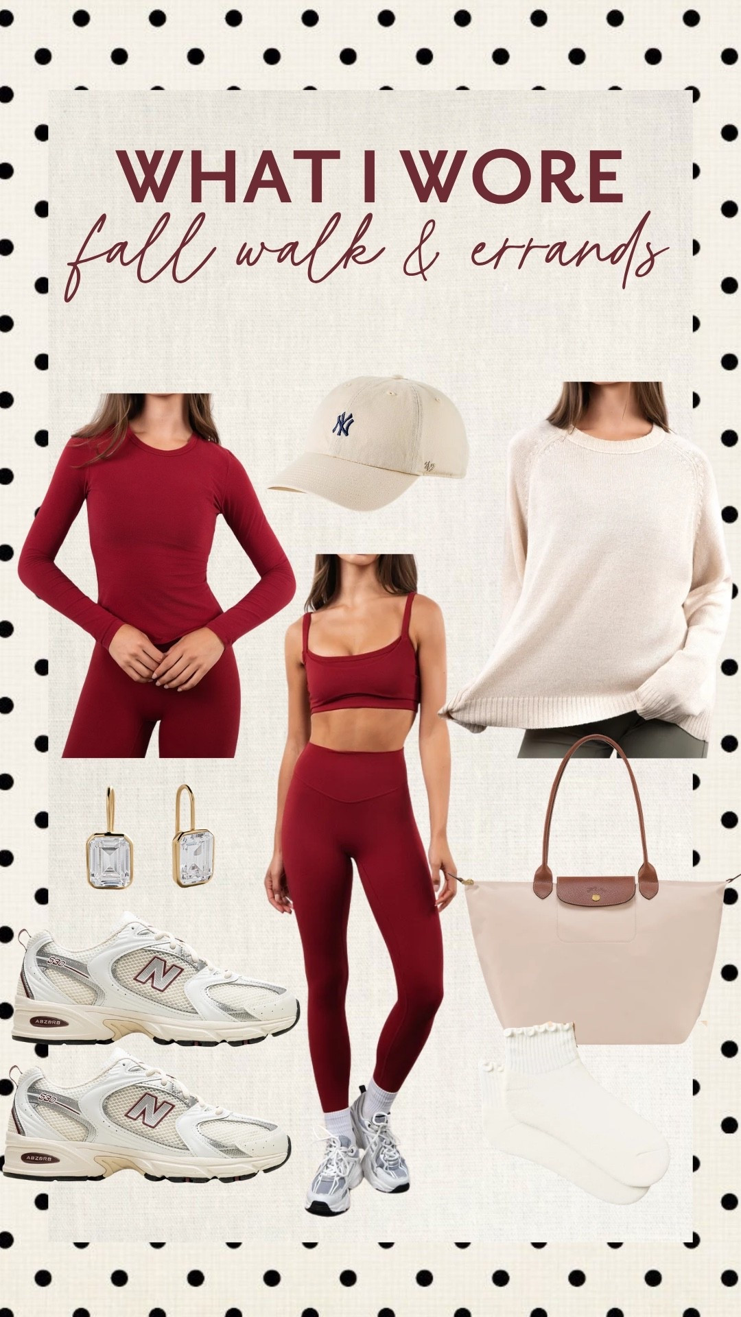Fall walk & errands outfit! Wearing all mediums