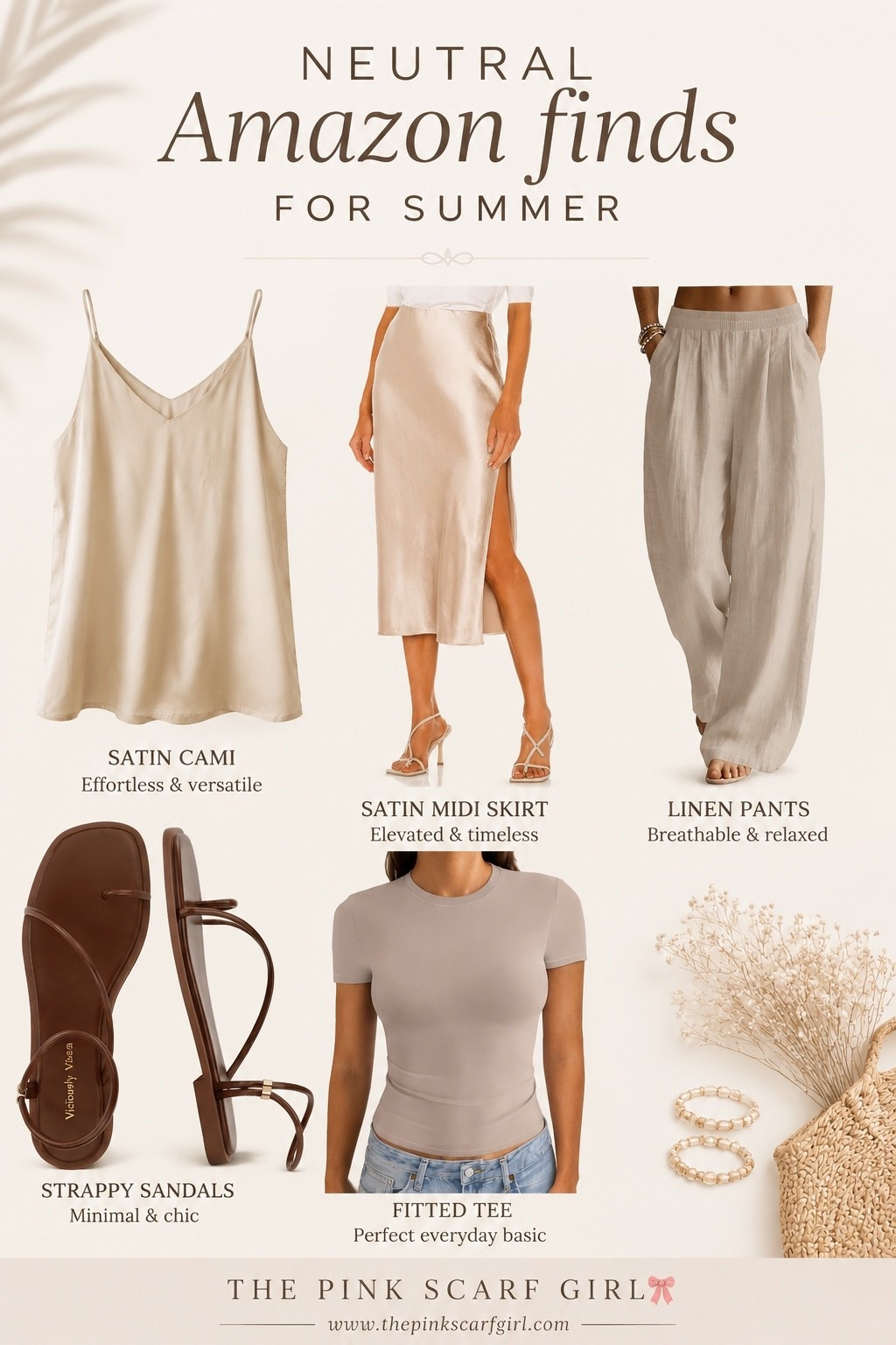 Some of my favorite neutral Amazon finds for summer 🤍

#LTKSeasonal #LTKootd #LTKTravel