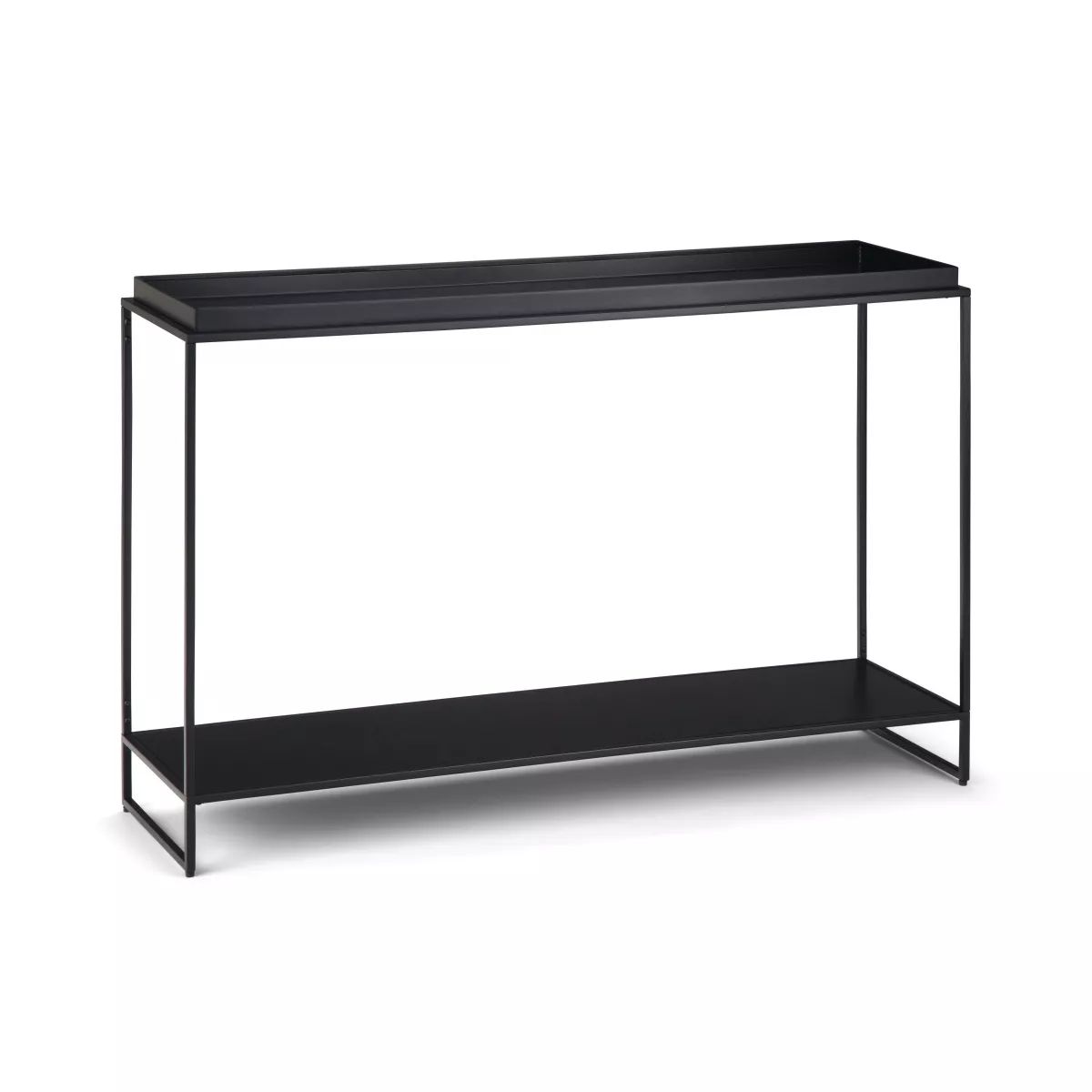47" Morton Tray Top Console Table Black - WyndenHall | Target