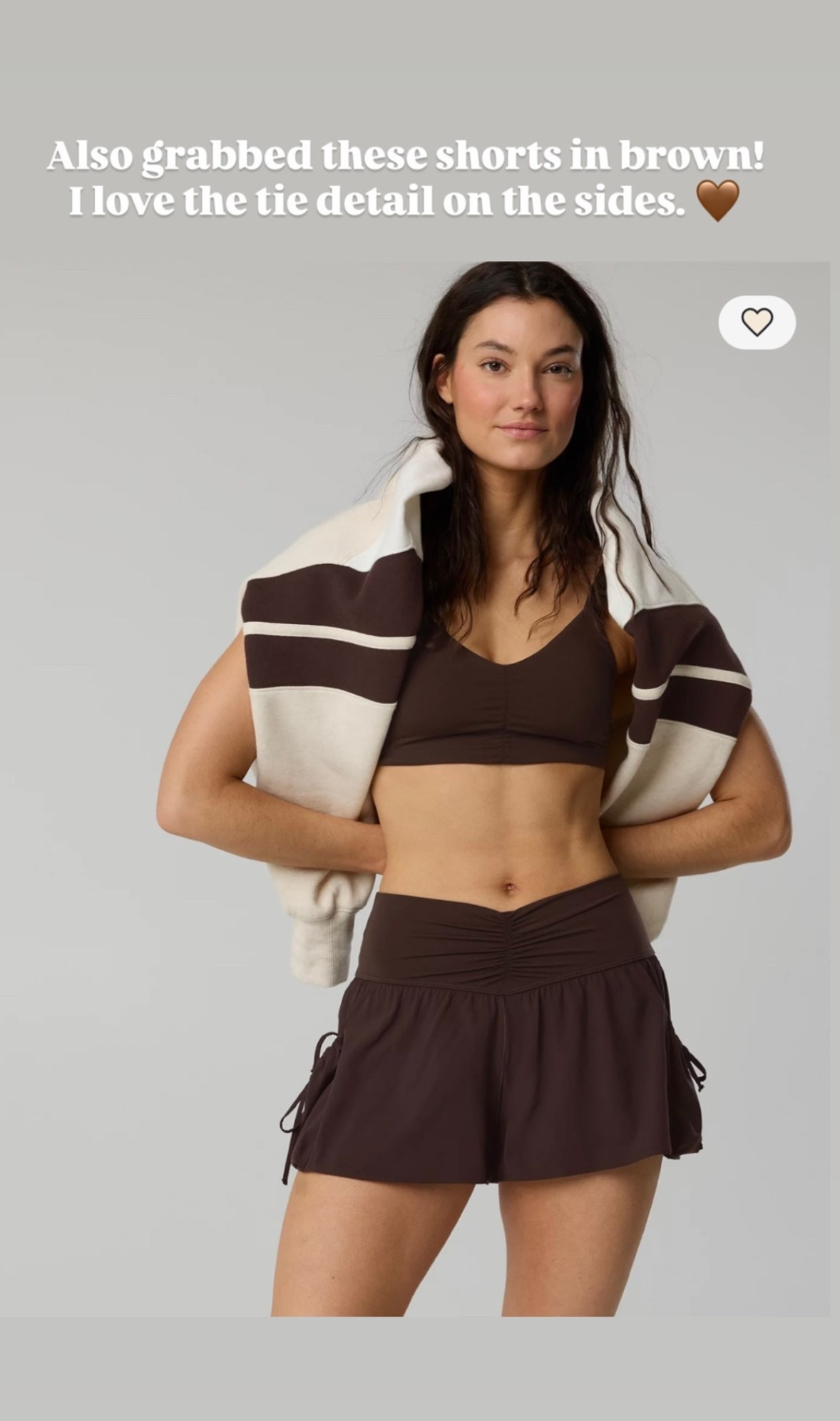 OFFLINE By Aerie Real Me Ruched Pocket Flowy Short paired with the OFFLINE By Aerie Real Me Square Neck Tank Top is too cute! 🤎

#LTKootd #LTKSaleAlert #LTKActive