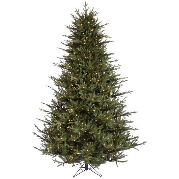 102'' Lighted Artificial Fir Christmas Tree | Wayfair North America