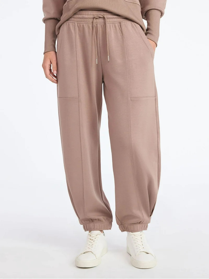 Scoop Women's and Women's Plus New Scubaknit Barrel Pants, Sizes XS-4X | Walmart (US)
