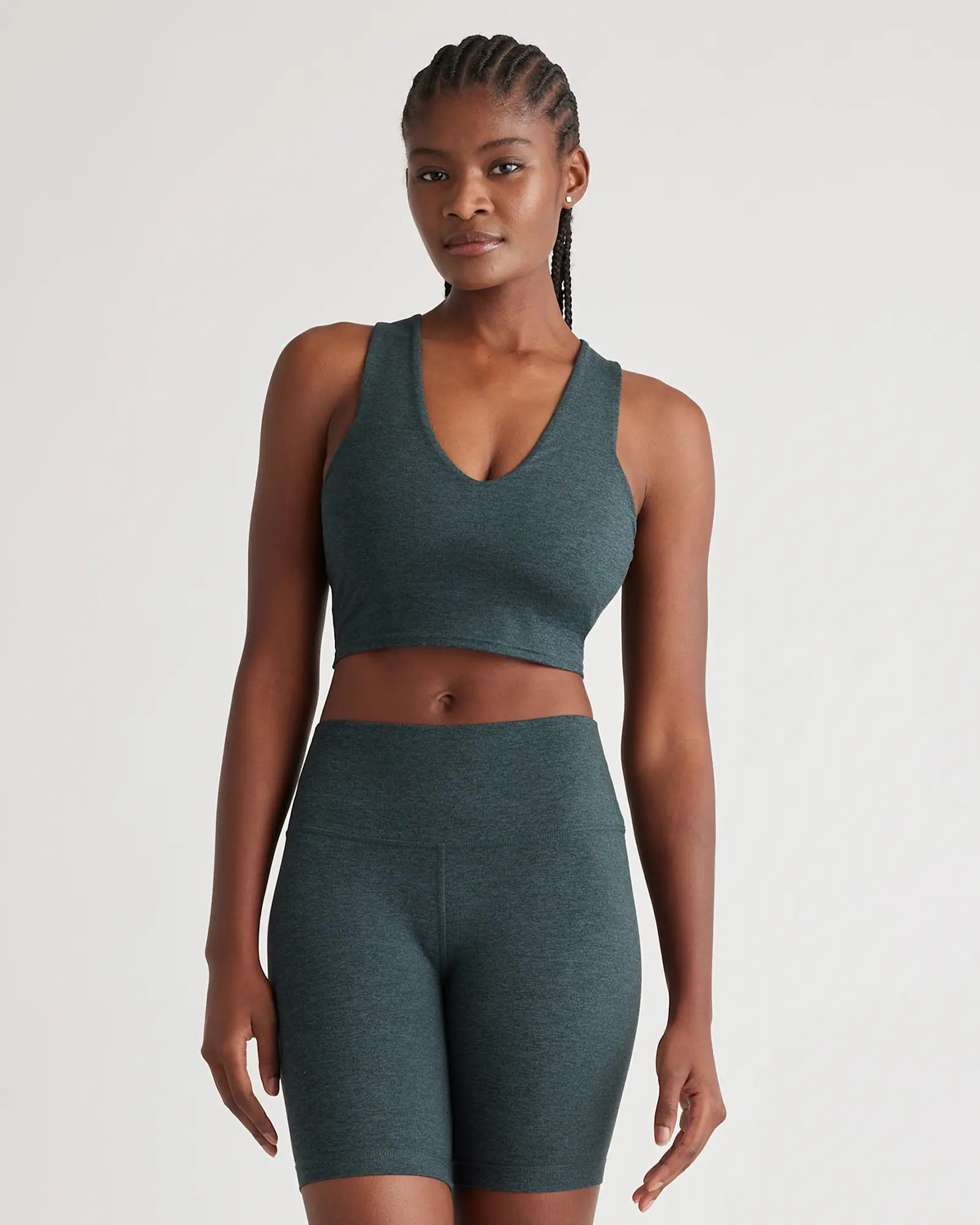 Ultra-Soft V-Neck Cropped Tank | Quince