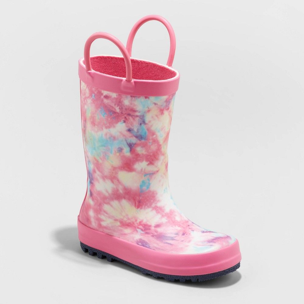 Toddler Girls' Odette Tie-Dye Rain Boots - Cat & Jack™ | Target
