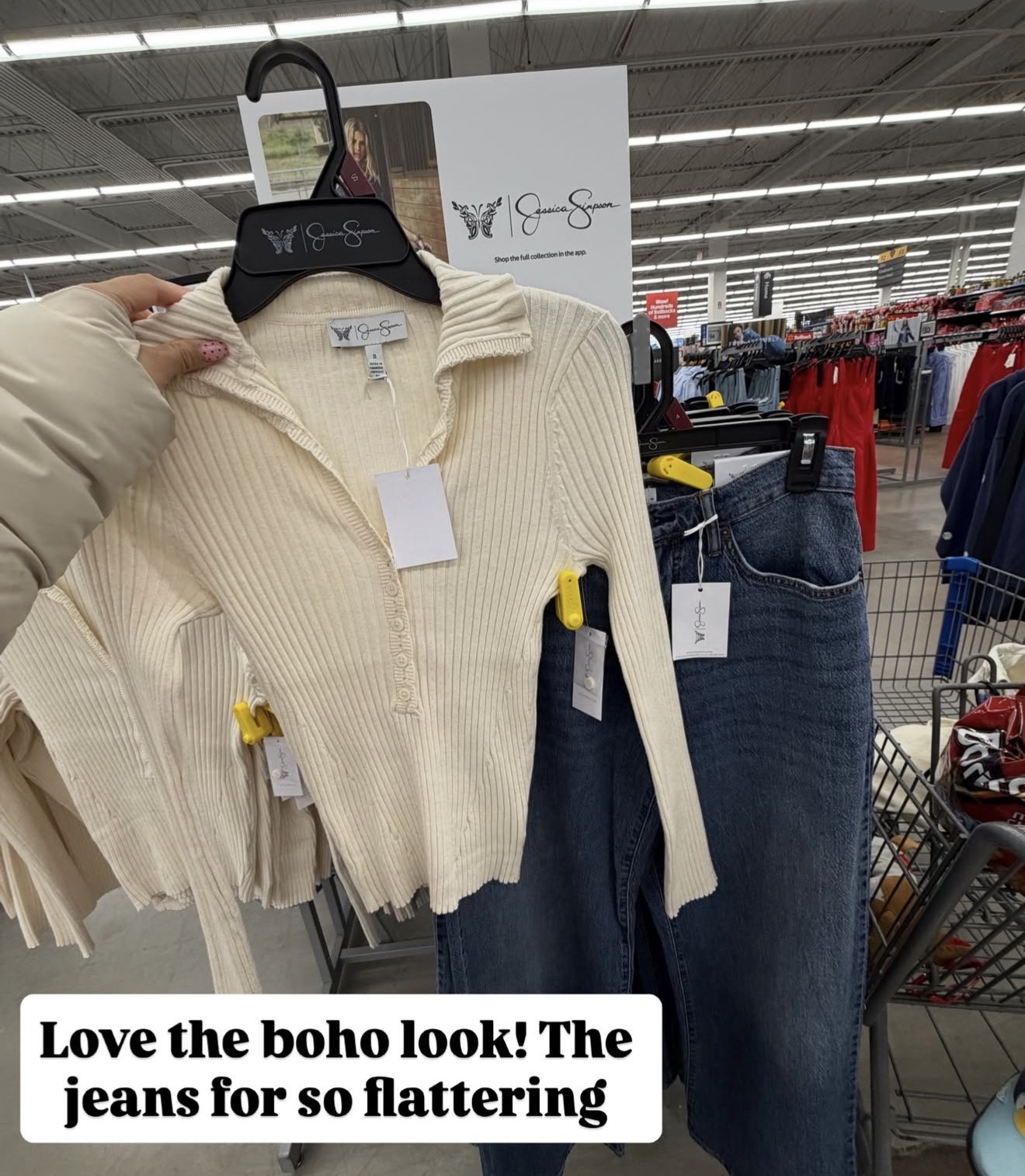 Such a cute boho look and this whole outfit is under $60 the way these wide leg jeans fit!!!

#LTKmomlife #LTKgrwm #LTKootd