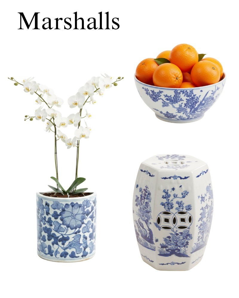 Blue & white garden stool, pot, fruit bowl, kitchen, tj maxx sale, entry, french, modern, coastal.#ltkhome #ltksale

#LTKHome #LTKFindsUnder100 #LTKFindsUnder50