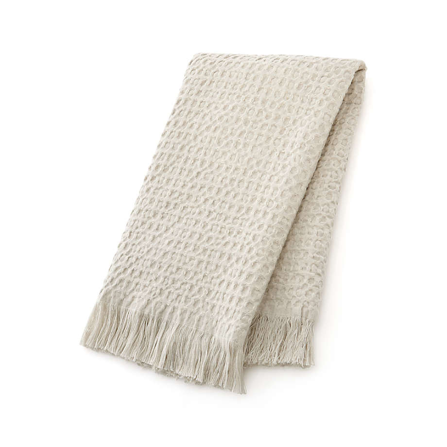 Sola Stone Guest Towel + Reviews | Crate & Barrel | Crate & Barrel