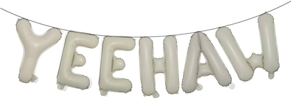 Yeehaw Balloons First Rodeo Birthday Party Decorations Boy Cowboy girl Balloon Wild West Western ... | Amazon (US)