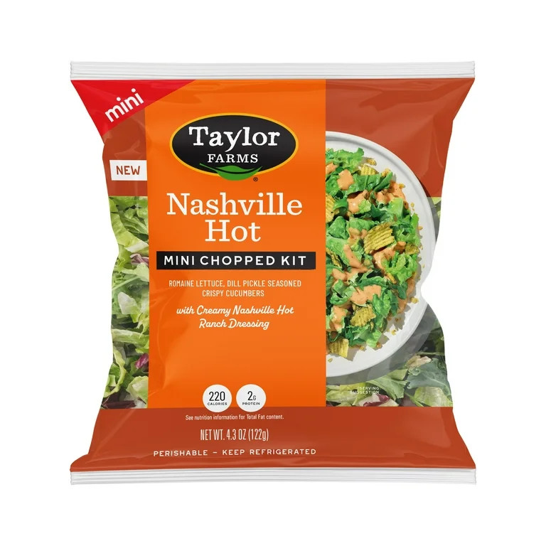 Taylor Farms Nashville Hot Mini Salad Kit, 4.3 oz, Fresh | Walmart (US)