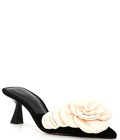 Gianni Bini Danelo Suede Flower Dress Mules - 8.5M | Dillard's