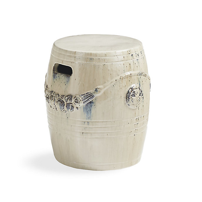 Anduze Accent Stool | Frontgate | Frontgate