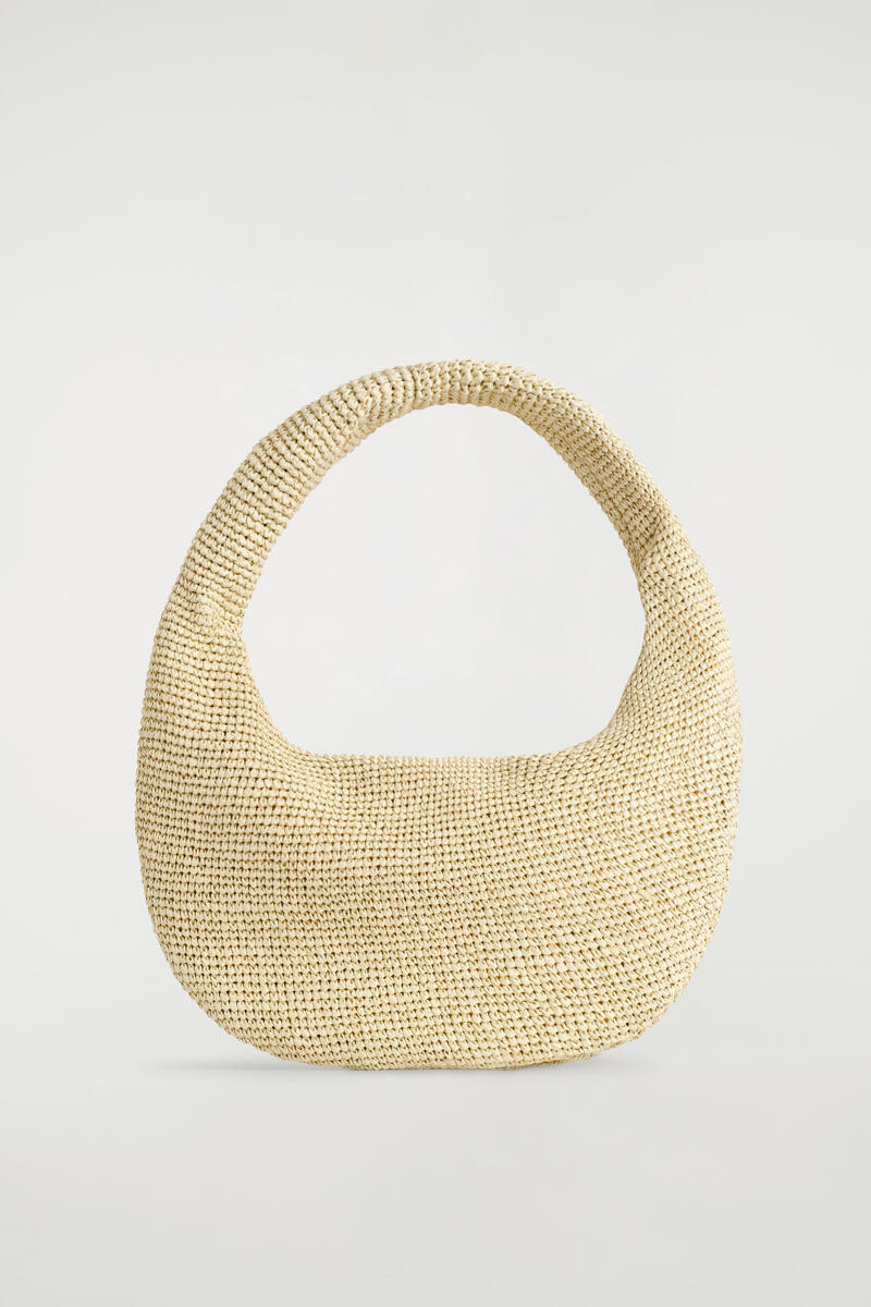 Curved Shoulder Bag - Straw | COS UK