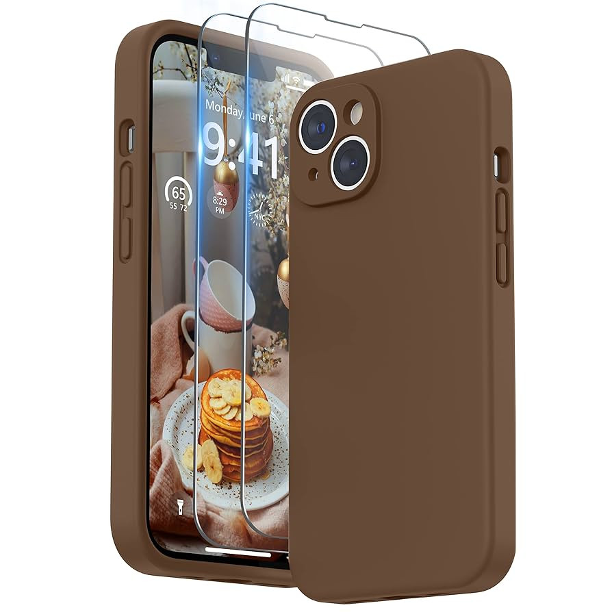 SURPHY Compatible with iPhone 14 Case with Screen Protector (Camera Protection & Soft Microfiber ... | Amazon (US)