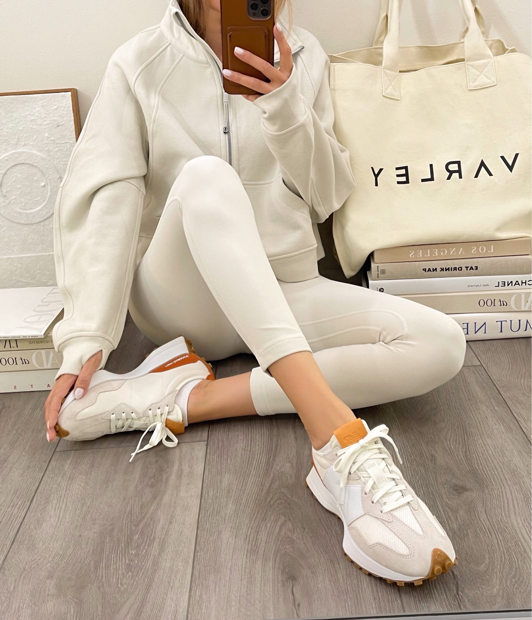 LULULEMON outfit 
New balance 327
Varley tote bag 

#LTKshoecrush #LTKFind #LTKfit