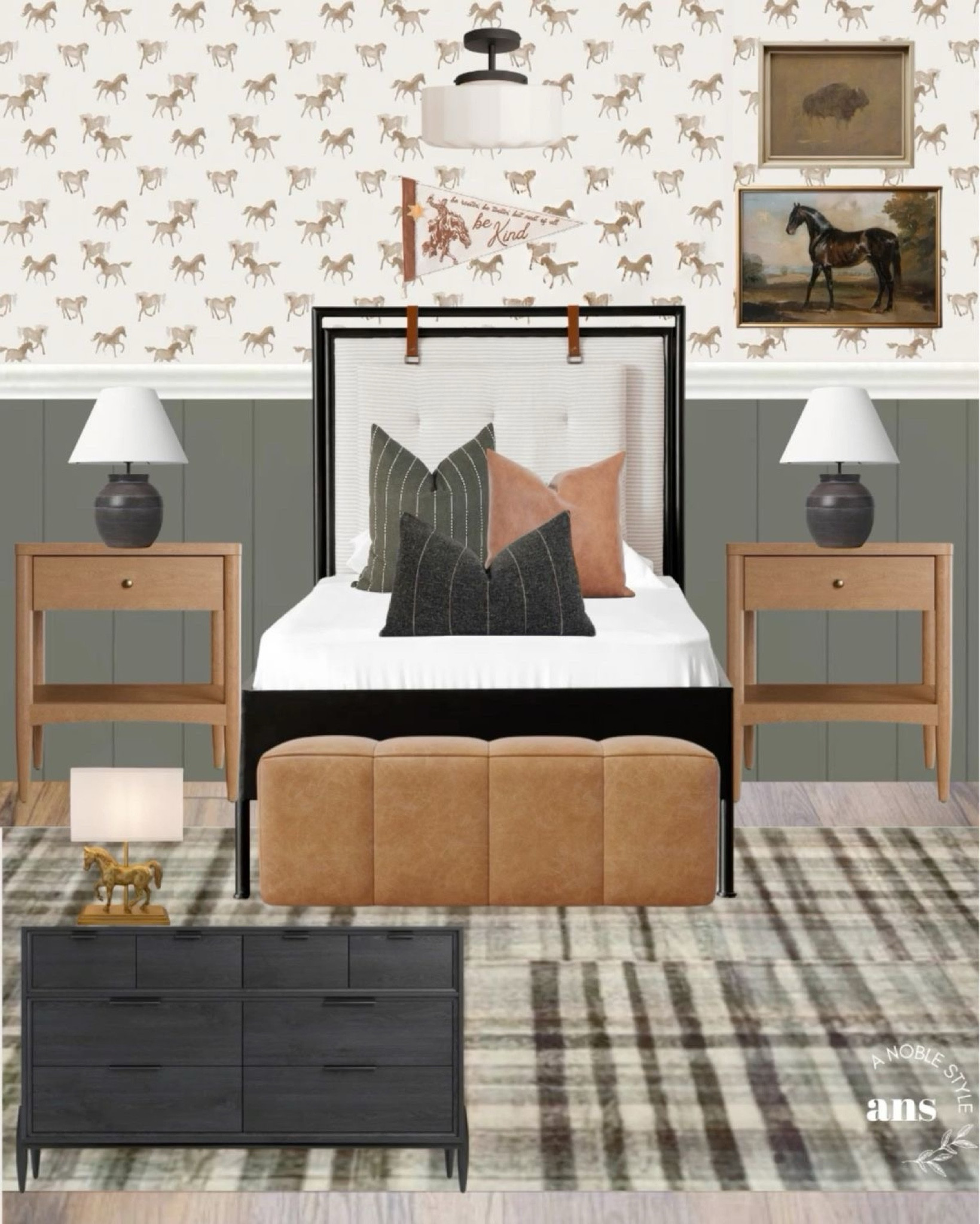 Vintage Modern Boys Bedroom Mood
Board
Boys bedroom, boys bedroom decor, boys bedroom mood board, boys room design, moody bedroom, modern vintage themed bedroom, horse theme room, teen bedroom, neutral bedroom, olive green room, leather, cowboy bedroom #boysroom #boysbedroom

#LTKStyleTip #LTKKids #LTKHome