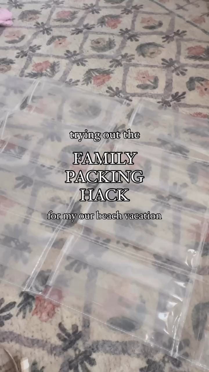 Trying the viral packing hack for a beach vacation! 

#LTKSeasonal #LTKTravel #LTKSwim