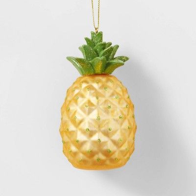 Glass Pineapple Christmas Tree Ornament - Wondershop™ | Target