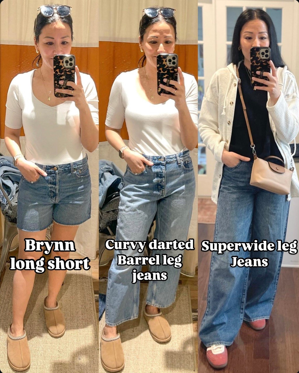 Sized up to 27 for more relaxed fit in the jeans but they run true to size
Size 25 barrel jeans (size 26 also works just a roomier fit)
Size 26 regular jeans
All jeans are regular length


#LTKFindsUnder100 #LTKSaleAlert #LTKxMadewell