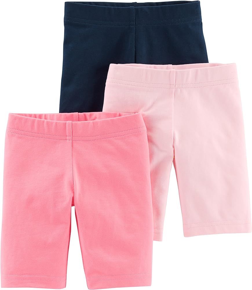 Simple Joys by Carter's Babies, Toddlers, and Girls' Bike Shorts, Pack of 3 | Amazon (US)