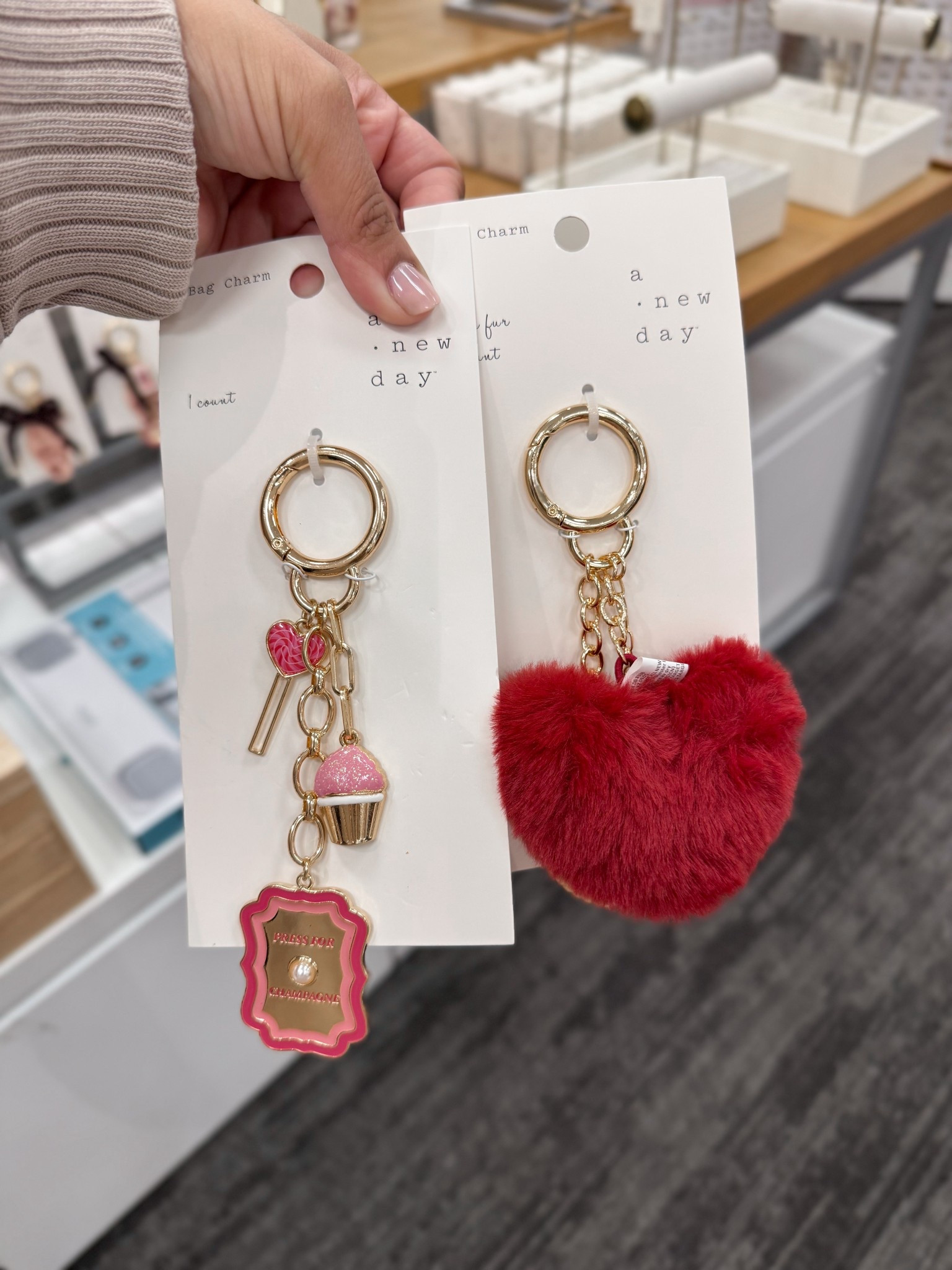 bag charms 

Valentine’s Day style, Target Finds, Trendy Bags 

#LTKSeasonal #LTKFindsUnder50