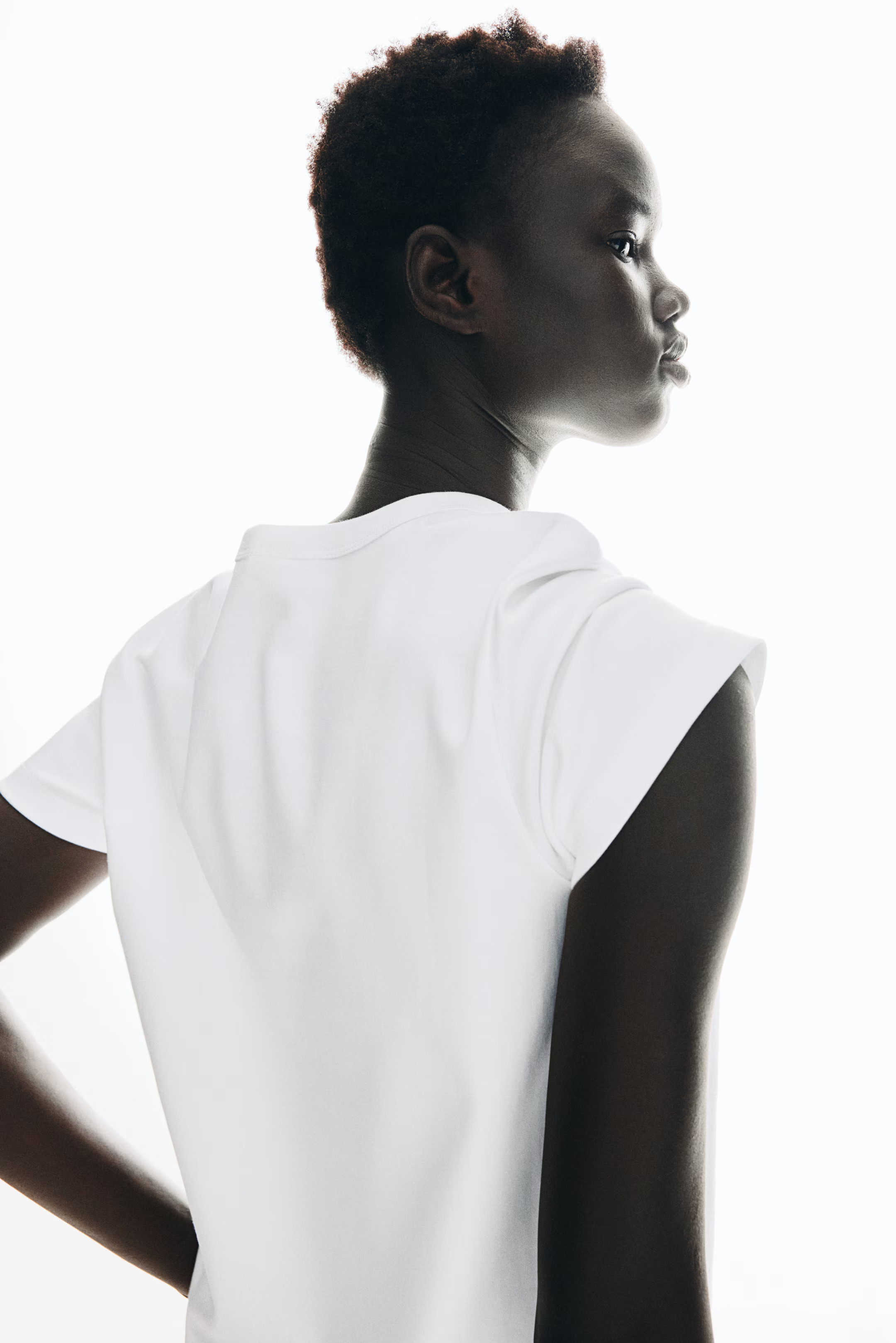 Cotton T-Shirt - White - Ladies | H&M US | H&M (US + CA)