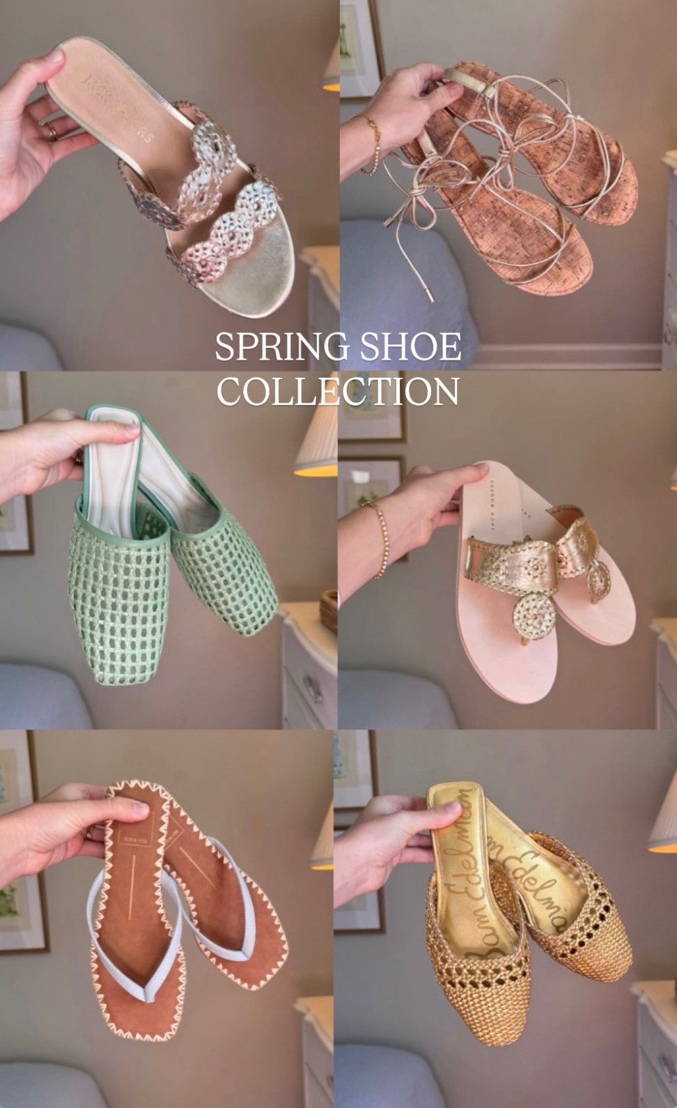 Spring and summer shoe round up!! Loving these (some are older and some are new but all are available and linked) the boating Jacks I would say run slightly large. Most comfortable for walking are the gladiator sandals, jacks, and gold mules. #shoes #spring #spring fashion #springshoe #classicstyle #preppystyle #resortwear #springbreak #sandals #flipflops

#LTKSeasonal