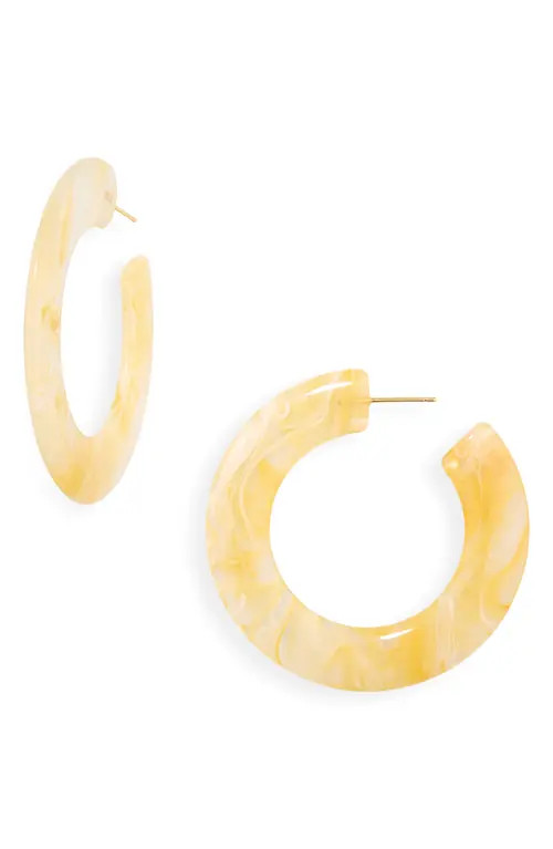 Cult Gaia Mira Hoop Earrings in Prosecco at Nordstrom | Nordstrom