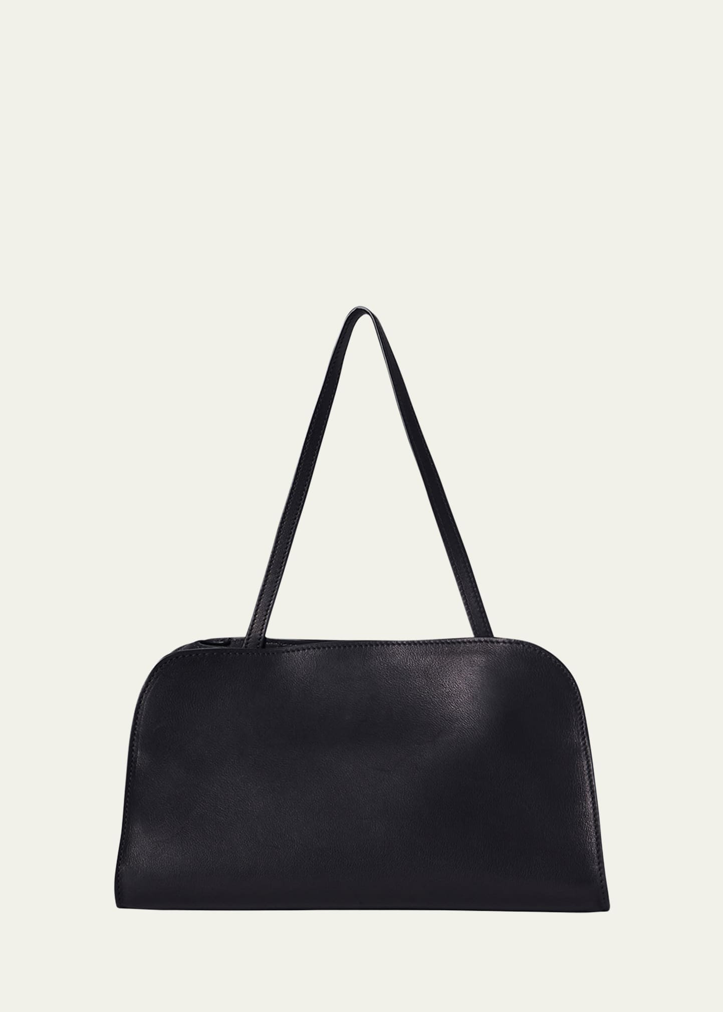 THE ROW Peggy Clutch Shoulder Bag in Saddle Leather | Bergdorf Goodman