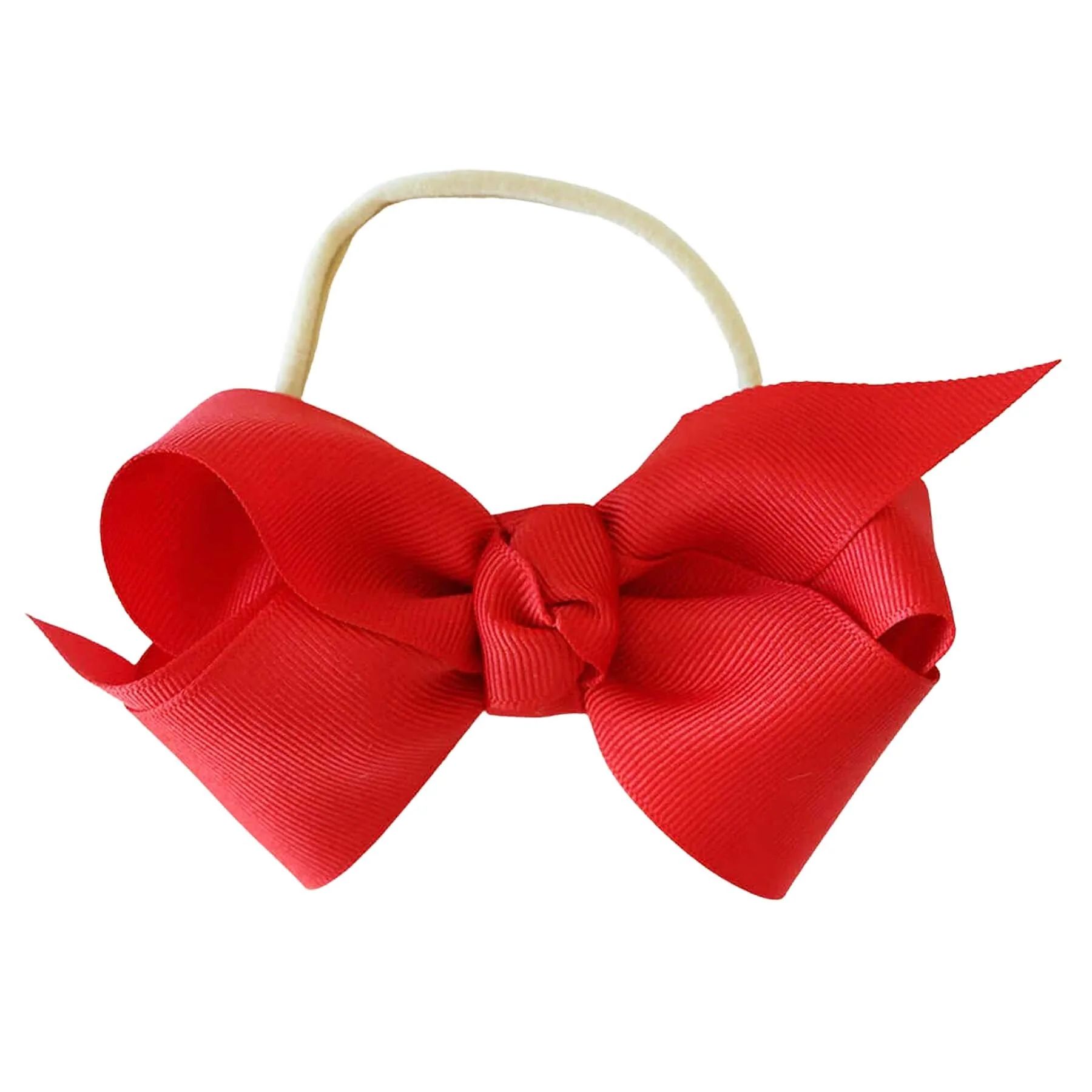 Ribbon Bow Headband | Red | Caden Lane