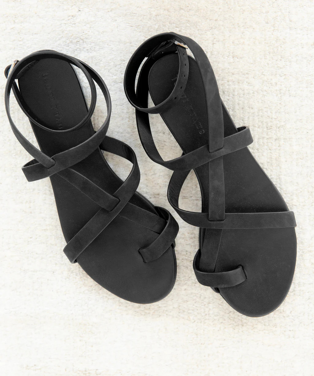 Oiled Leather Strappy Sandal | Jenni Kayne