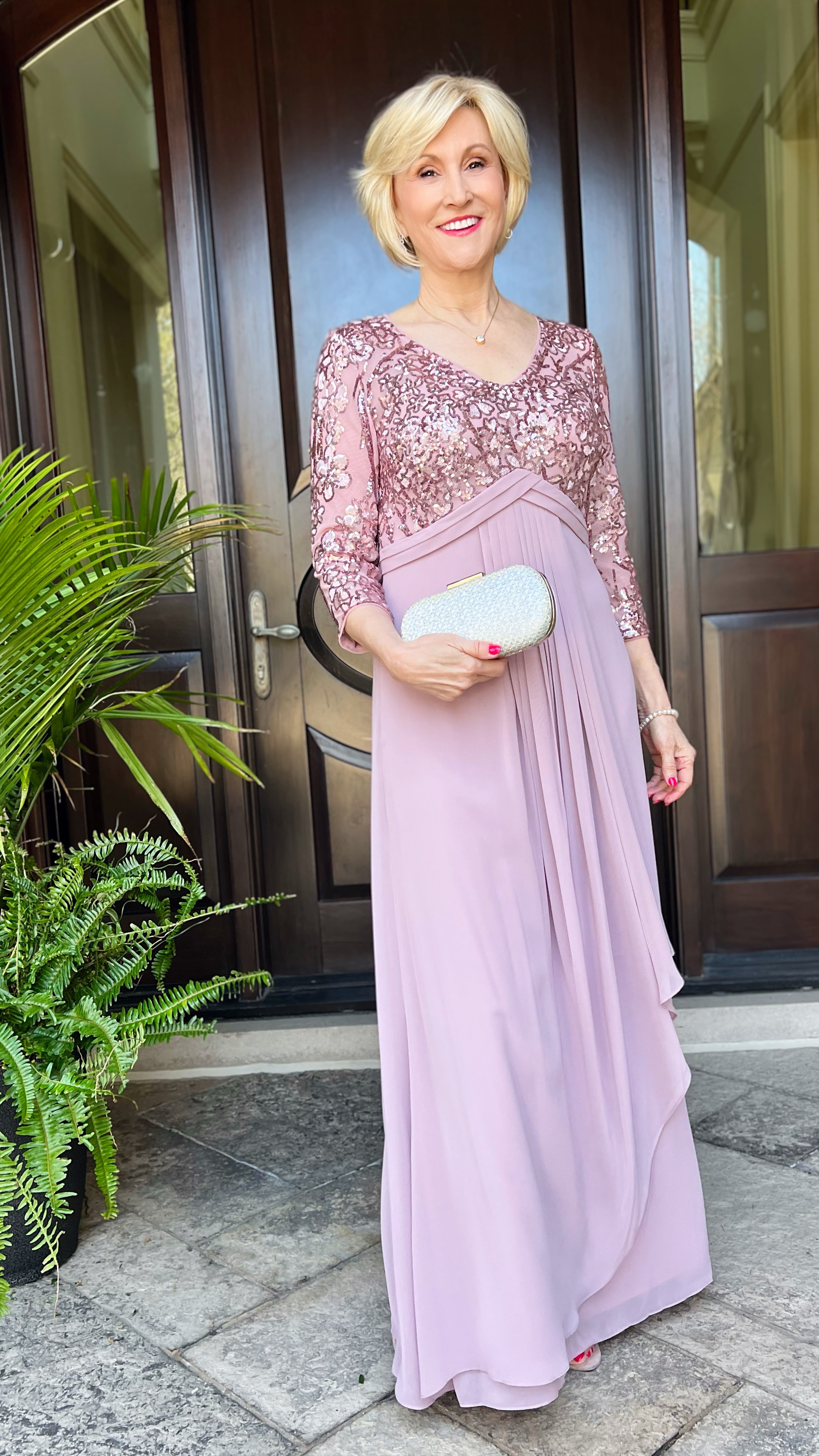 Mothers of the bride and groom, celebrate in style in this gorgeous blush pink Empire waist dress. 
It’s timeless, glamorous and complements every body type.
💕Scroll down to shop & follow for more


#LTKWatchNow #LTKWedding #LTKOver40