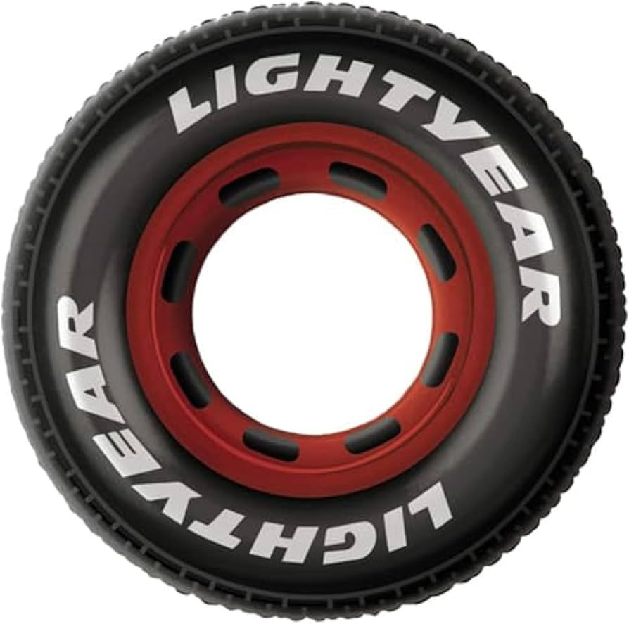 Multicolor Disney/Pixar Cars 3 Inflatable Plastic Tires - 25" (Pack of 2) - Perfect for Kids Part... | Amazon (US)