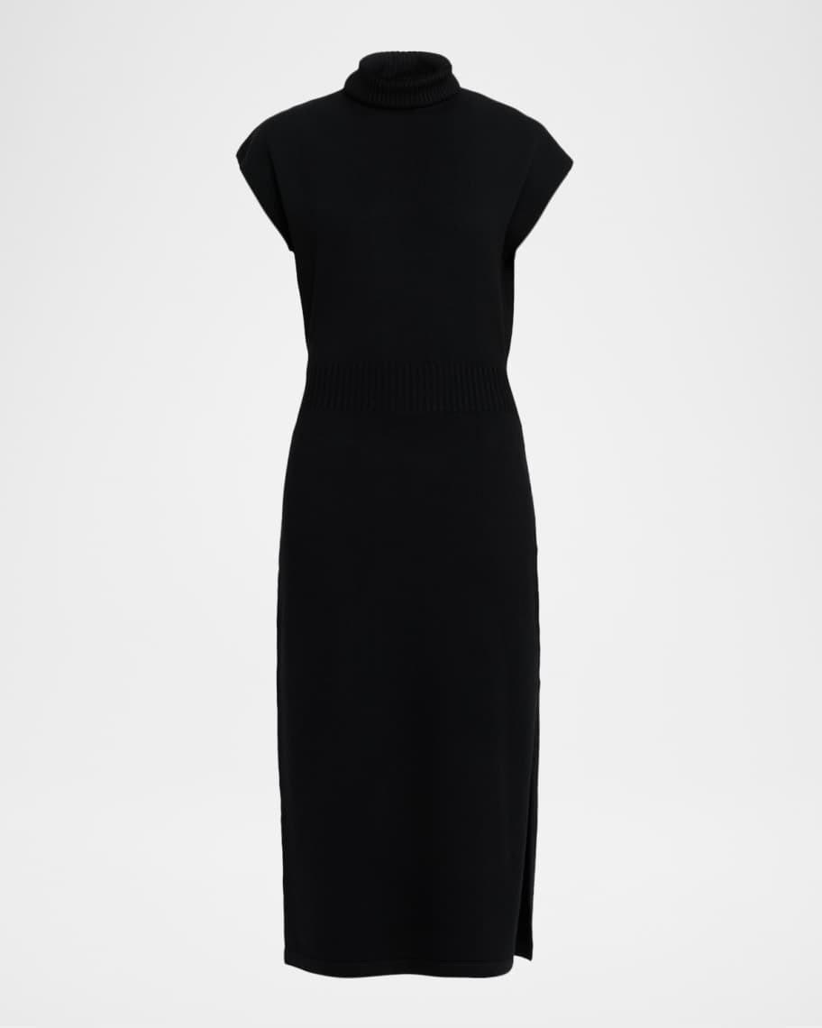 Ramy Brook Natalie Merino Turtleneck Midi Dress | Neiman Marcus