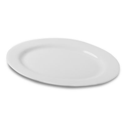 Honey-Can-Do® 19.5-Inch Oval Platter in White | Bed Bath & Beyond